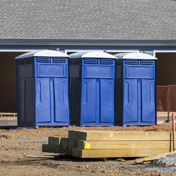 what is the expected delivery and pickup timeframe for the porta potties in Slatersville RI